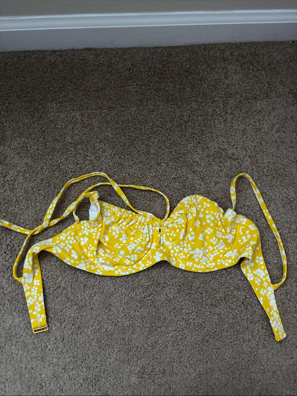 Aerie Yellow Bikini Top
